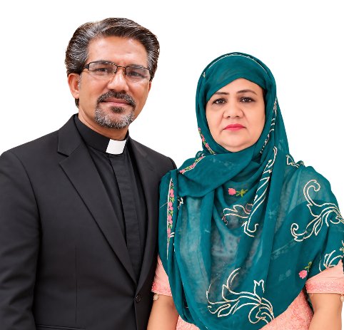 Original photograph of Pastor Riaz Sardar And Sonia Riaz