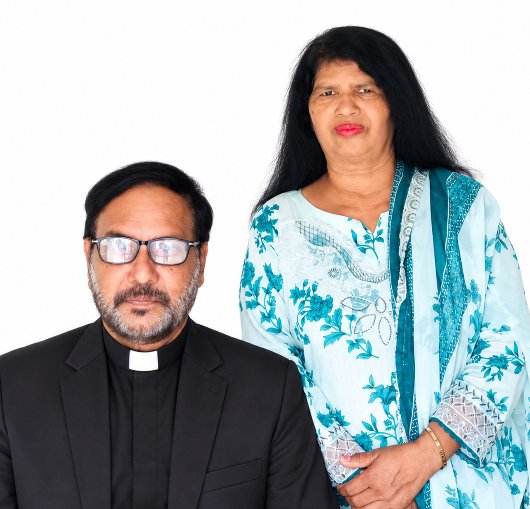 Original photograph of Pastor Shakeel Nasir and Shameem Shakeel