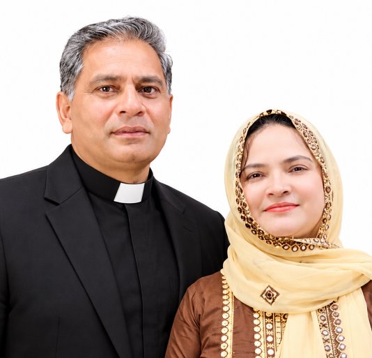 Original photograph of Pastor Yousaf Sikandar & Mrs Iram Yousaf