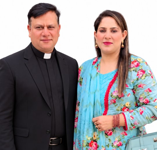 Original photograph of Pastor Musa Masih & Mrs Sarah Musa