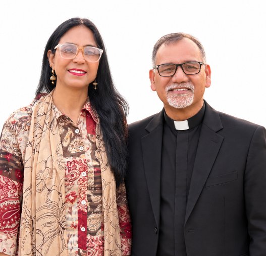 Original photograph of Pastor Javed KB & Mrs Shamim Javed KB