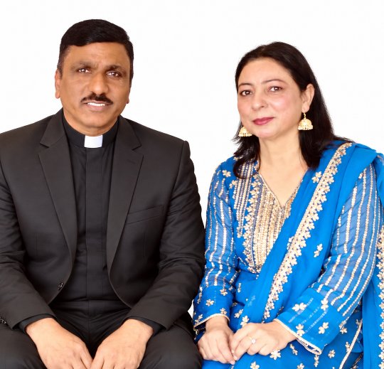 Original photograph of Pastor Naveed mohan & Farzana Naveed