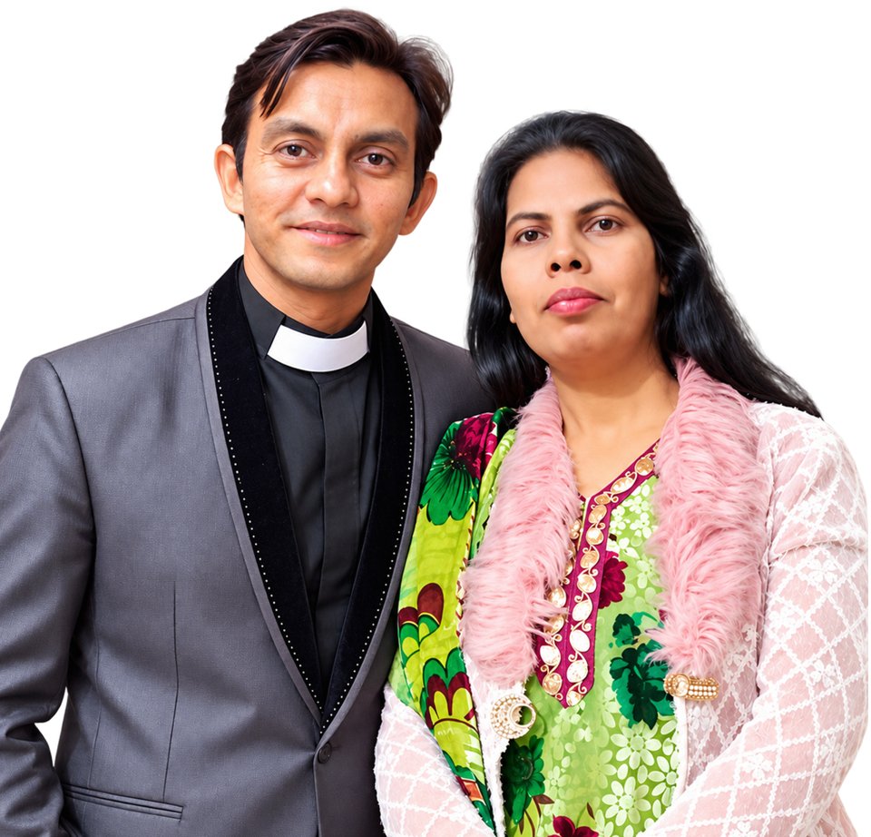 Original photograph of Pastor Fransic John & His Wife