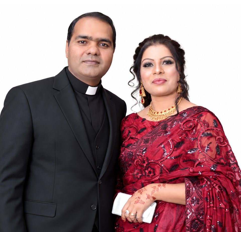 Original photograph of Pastor Nasir Khokhar and Munaza Nasir