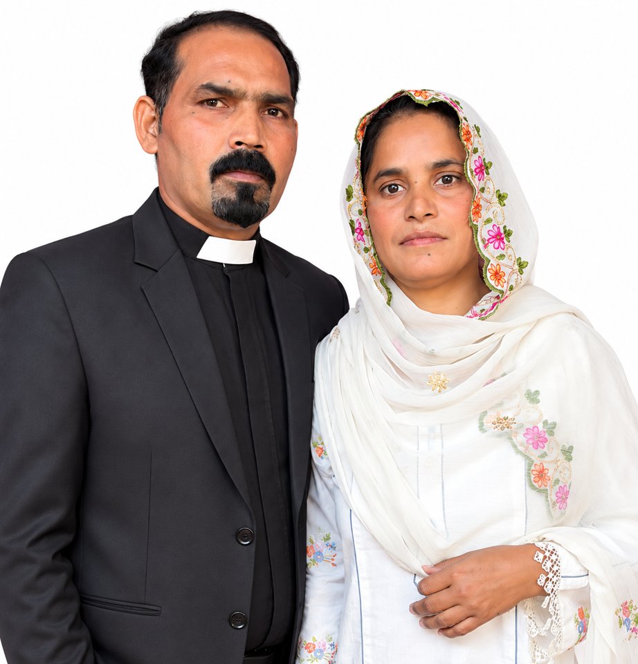 Original photograph of Pastor Hanook Fazal and His Wife