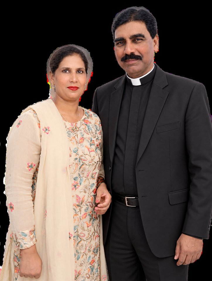 Original photograph of Pastor yousaf kushi & Sumera yousaf kushi