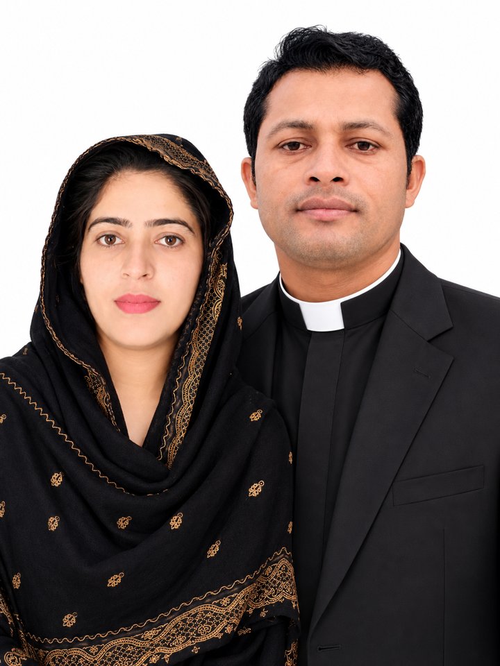 Original photograph of Pastor Robin Amanat & Anita Robin