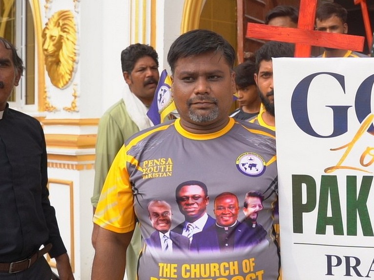 Youth & PENSA rally shirts connect the outreach with the Church’s leadership and worldwide mission.